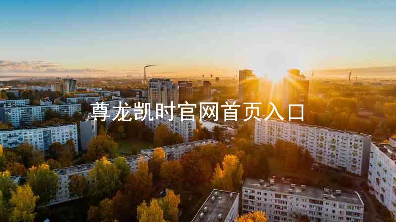 尊龙凯时官网首页入口