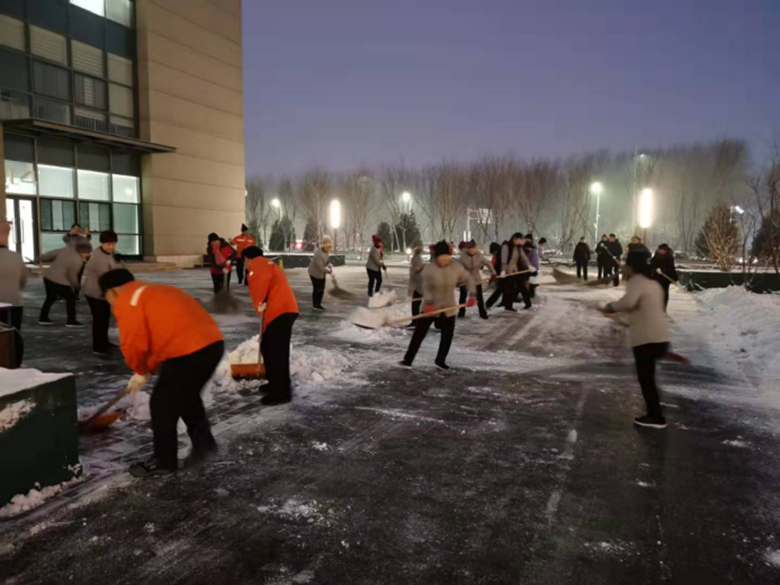 尊龙凯时控股多措并举周全做好扫雪铲冰事情