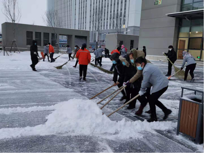防控疫情 风雪无阻 尊龙凯时人的“温度”暖人心